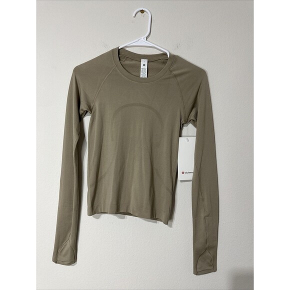 Lululemon Swiftly Tech Long M Sleeve 2.0  *Race Size 2 Color SHOK NWT - Picture 1 of 4
